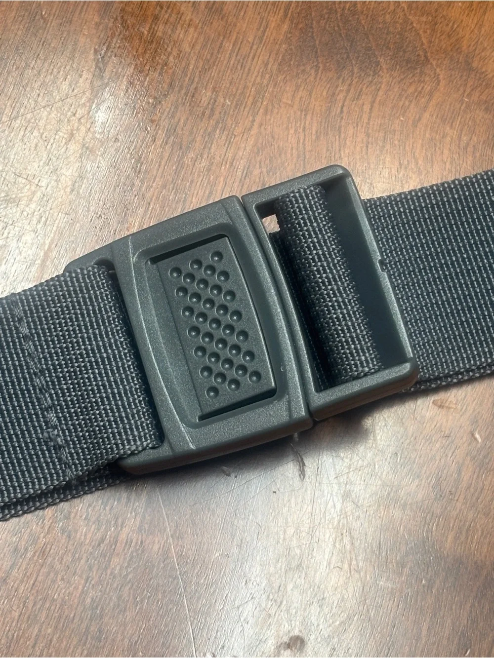 Adjustable Gray Webbing Belt Strap for Men